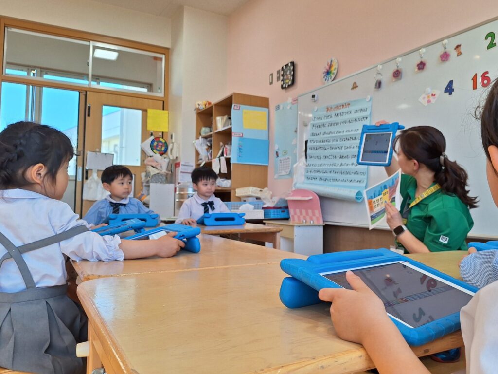 大里幼稚園レッスン風景