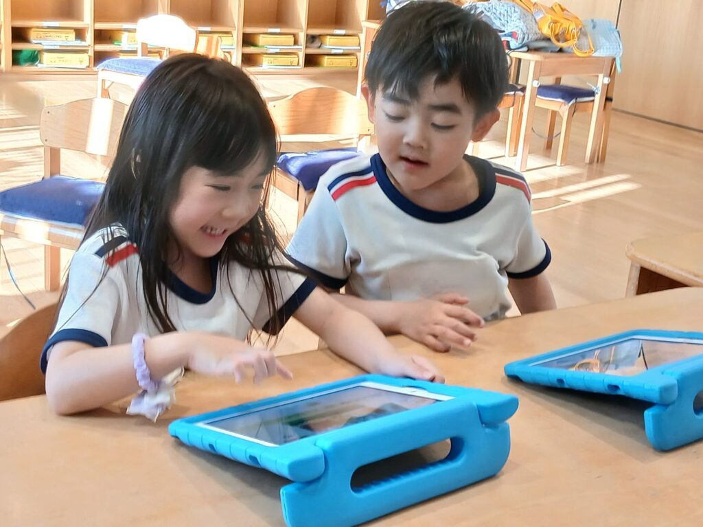大里幼稚園レッスン風景