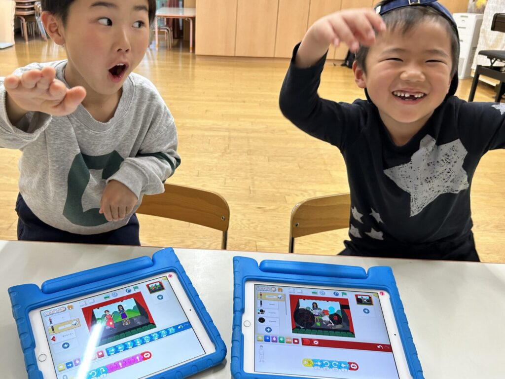 進徳幼稚園レッスン風景