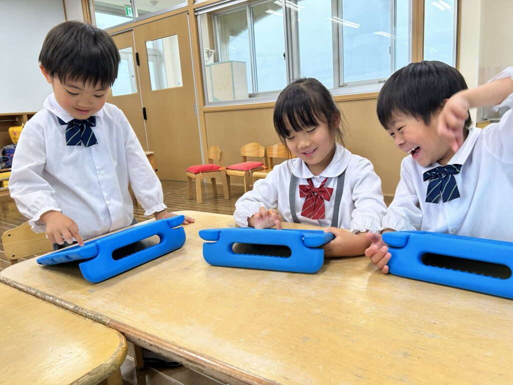 甲府みなみ幼稚園レッスン風景