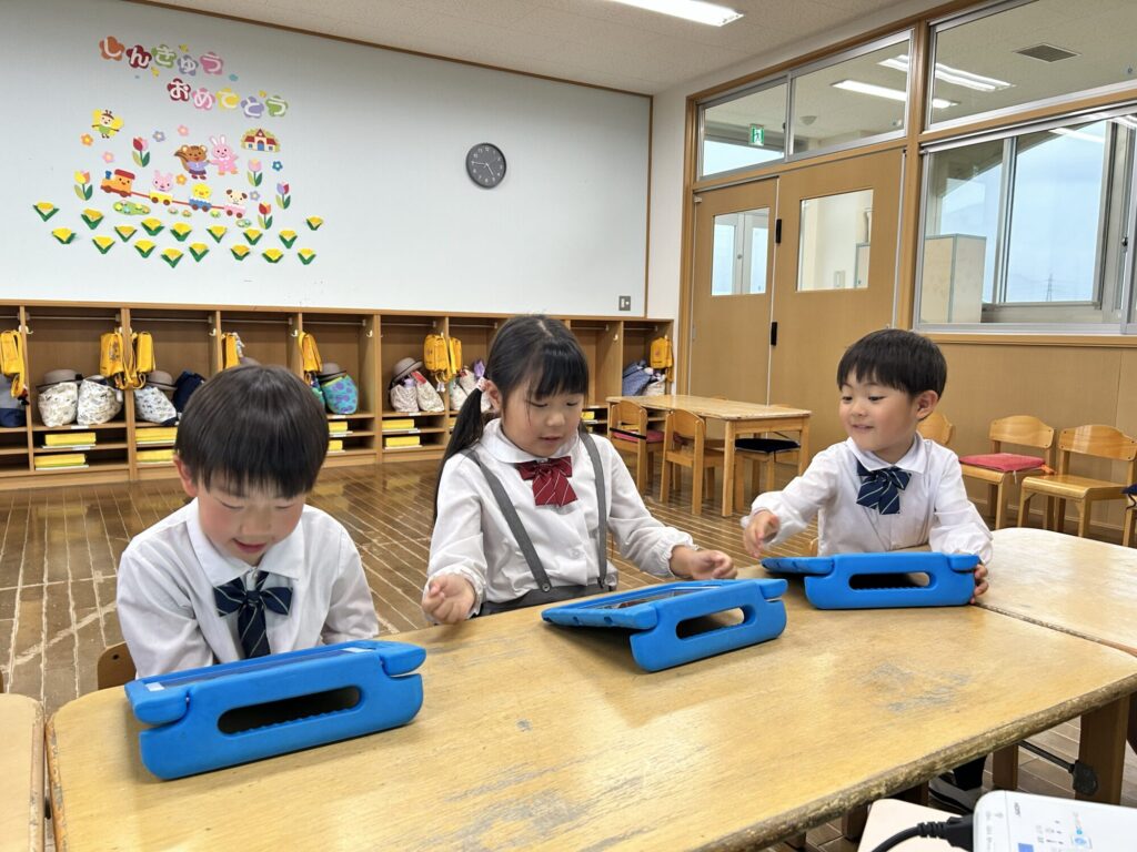甲府みなみ幼稚園レッスン風景